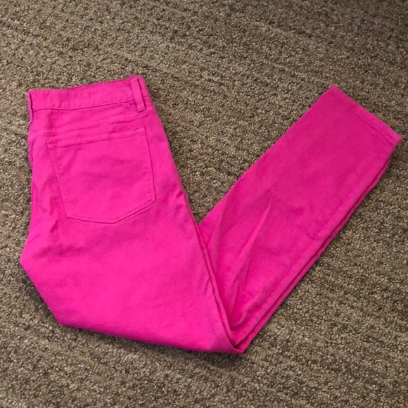 J. Crew Denim - NEW J. Crew Hot Pink Toothpick Ankle Jeans